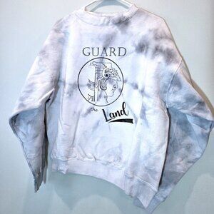 NWOT Cleveland Guard the Land Tie-Dyed Cotton Sweatshirt Size L